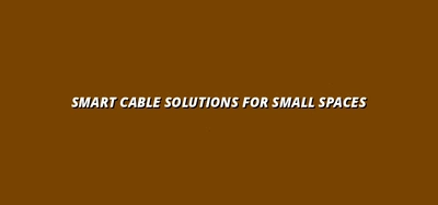 functional cable management ideas for small spaces